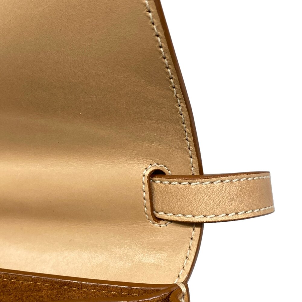 Saint Laurent PARIS Kaia Small Satchel Shoulder Bag 619740 Cream Light Brown - Picture 11 of 15